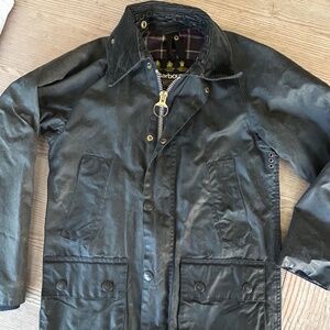 Barbour Bedale Boys Navy  jacket C30/76,    size 10/12,  retail $250